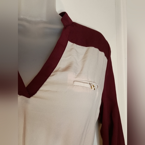 Elegant Two-Tone MY MICHELLE Dress Chic Drawstring Waist(#1,012) - Picture 6 of 8